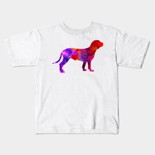 Spanish Hound in watercolor Kids T-Shirt